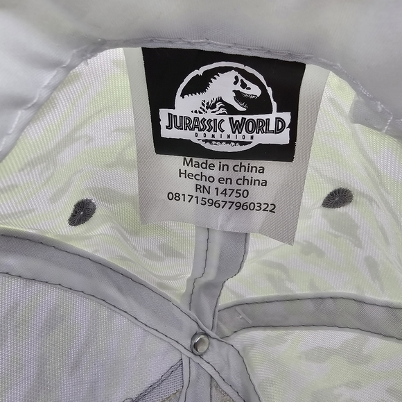 New With Tags Jurassic World Dominion Green Grey Camo Youths Hat One Size Nice - Picture 9 of 9